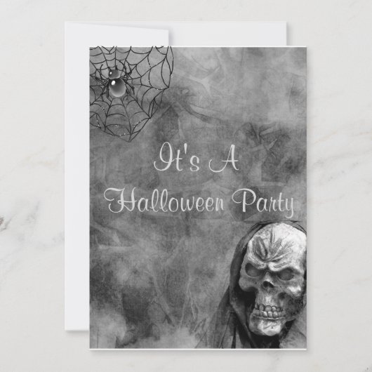 Schädel Einladung (Vorderseite)