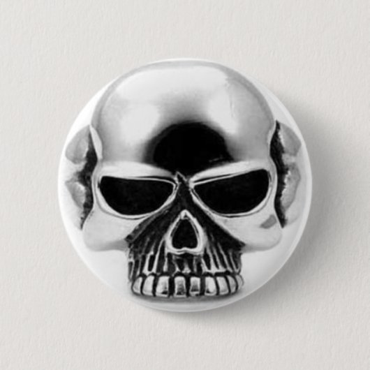 SCHÄDEL-ENTWURF BUTTON (Vorderseite)