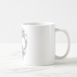 Schädel-Entwurf - Pyramide der Schädel Kaffeetasse