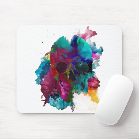Schädel,- Explosion der Tinte ,(Skull -, Ink Mousepad (Mit Mouse)