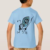 Schädel-Fackel Tiki Tänzer-Shirt durch Tiki tOny T-Shirt (Rückseite)