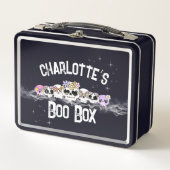 Schädel-Feier Boo-Box Old School Lunchbox (Vorderseite)