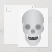 Schädel Feiertagspostkarte (Vorne/Hinten)