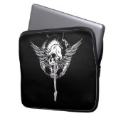 SCHÄDEL-FELS LAPTOPSCHUTZHÜLLE (Vorderseite Links)