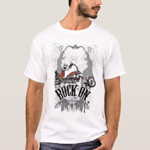 Schädel-Felsen an T-Shirt