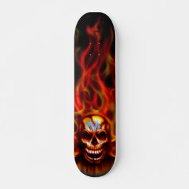 Schädel-Feuer-Skate-Plattform Skateboard