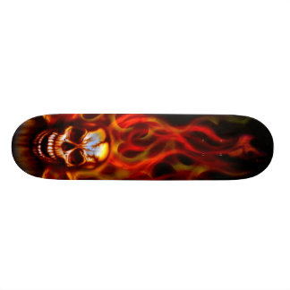 Schädel-Feuer-Skate-Plattform Skateboard