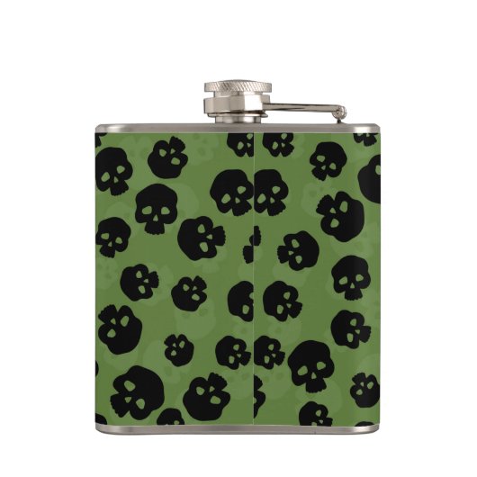 Schädel Flachmann (Rückseite)