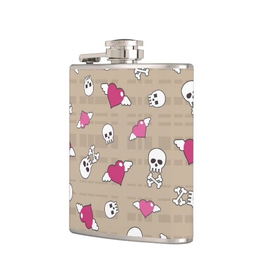 Schädel Flachmann (Links)