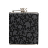 Schädel-Flasche Flachmann (Vorderseite)