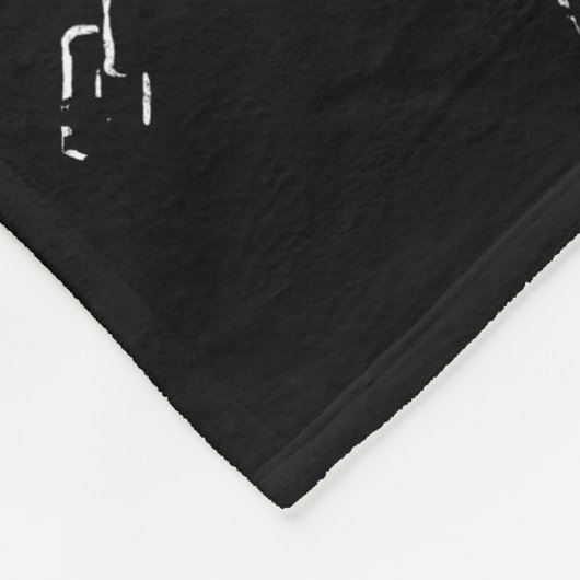 Schädel Fleecedecke (Ecke)