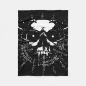 Schädel Fleecedecke (Vorderseite)