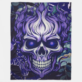 Schädel Fleecedecke