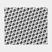 Schädel Fleecedecke (Vorderseite (Horizontal))