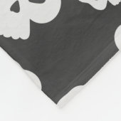 Schädel Fleecedecke (Ecke)