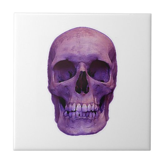 Schädel Fliese (Vorderseite)