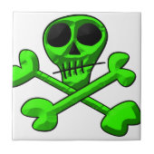 Schädel Fliese (Vorderseite)