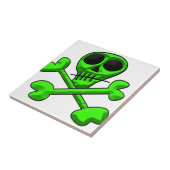 Schädel Fliese (Seite)