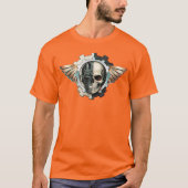 Schädel-Flügel-Emblem T-Shirt (Vorderseite)
