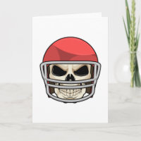 Schädel-Footballhelm