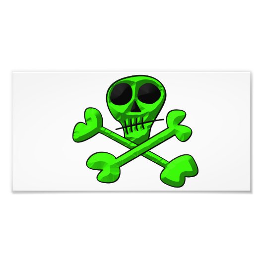 Schädel Fotodruck (Vorne)