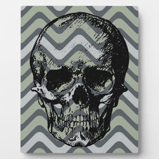 Schädel Fotoplatte (Vorderseite)