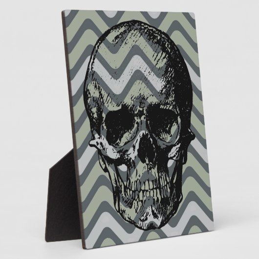 Schädel Fotoplatte (Seite)