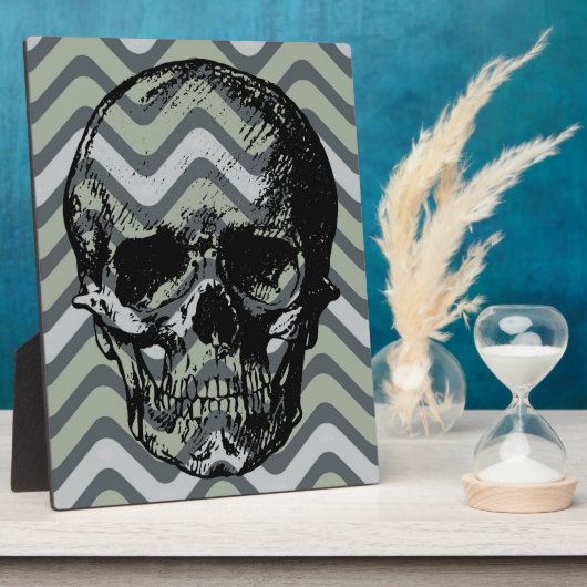 Schädel Fotoplatte (Seite)