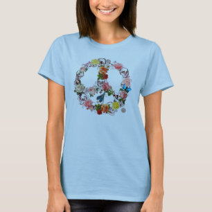 Schädel-Frieden T-Shirt