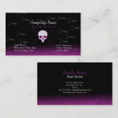 Schädel-Friseursalon-Visitenkarte Visitenkarte (Vorne/Hinten)