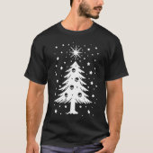 Schädel für Weihnachtsbaum T-Shirt (Vorderseite)