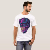 Schädel-Gamer-Modus T-Shirt (Vorne ganz)