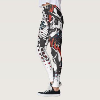 Schädel ganz über Leggings