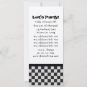 Schädel-Geburtstags-Party Einladung (Rückseite)