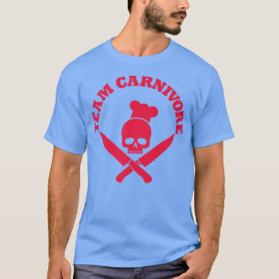 Schädel gekreuzt Messer für Grillen Saison Kochen T-Shirt