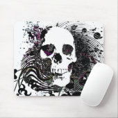 Schädel. Gerade verdrehte Pfeile. Mousepad (Mit Mouse)
