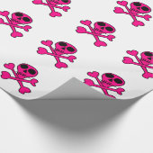 Schädel Geschenkpapier (Ecke)
