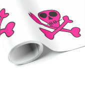 Schädel Geschenkpapier (Rolleneckpunkt)