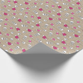 Schädel Geschenkpapier (Ecke)