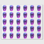 Schädel Geschenkpapier (Flach)