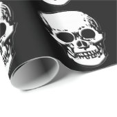 Schädel Geschenkpapier (Rolleneckpunkt)