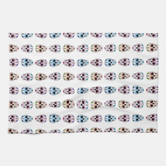 Schädel Geschirrtuch (Horizontal)