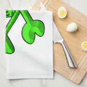 Schädel Geschirrtuch (Viertel Falte)