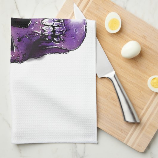 Schädel Geschirrtuch (Viertel Falte)