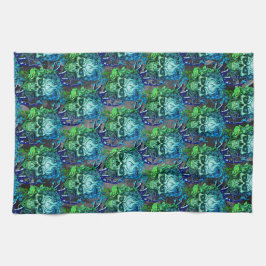 Schädel Geschirrtuch