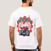 Schädel-Geschwader Honda T-Shirt (Rückseite)