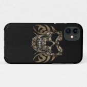 Schädel-Gesicht Case-Mate iPhone Hülle (Rückseite (Horizontal))
