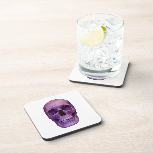Schädel Getränkeuntersetzer (Rechte Seite)