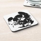 Schädel Getränkeuntersetzer (Linke Seite)