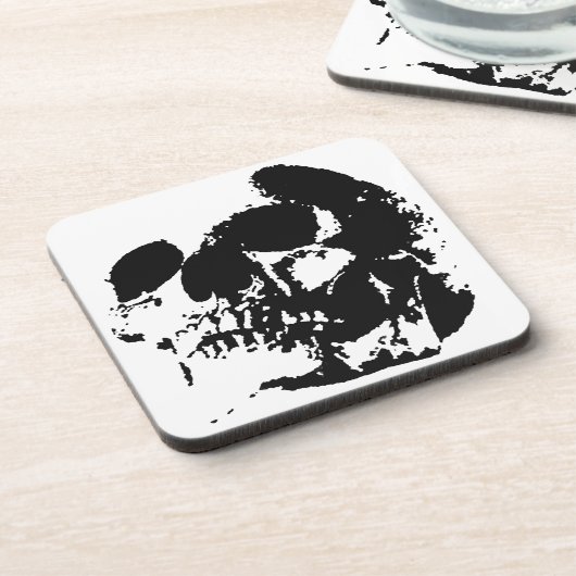 Schädel Getränkeuntersetzer (Linke Seite)